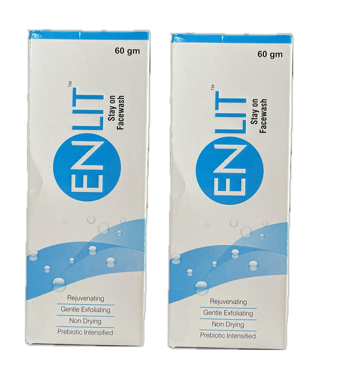 ENLIT Stay On Face Wash 60gm Pack Of 2