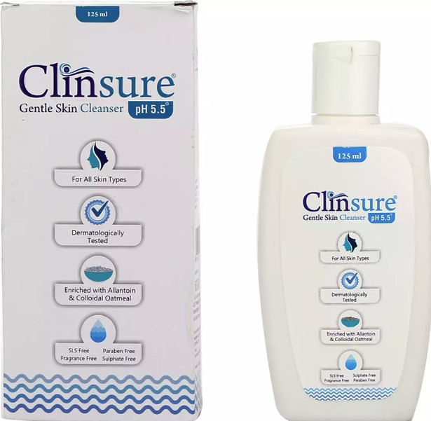 Clinsure gentle skin cleanser 125ml