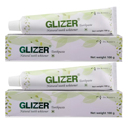 Buy Glizer Toothpaste 100 gm pack of 2 Online - HealthurWealth