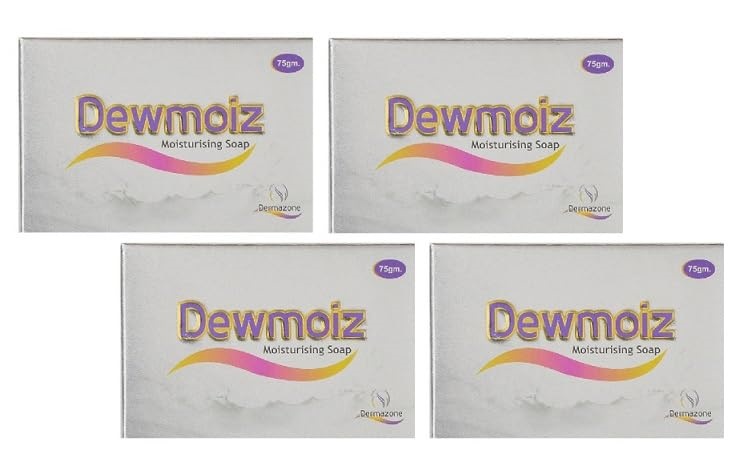 Dewmoiz Moisturising Soap 75gm Pack Of 4