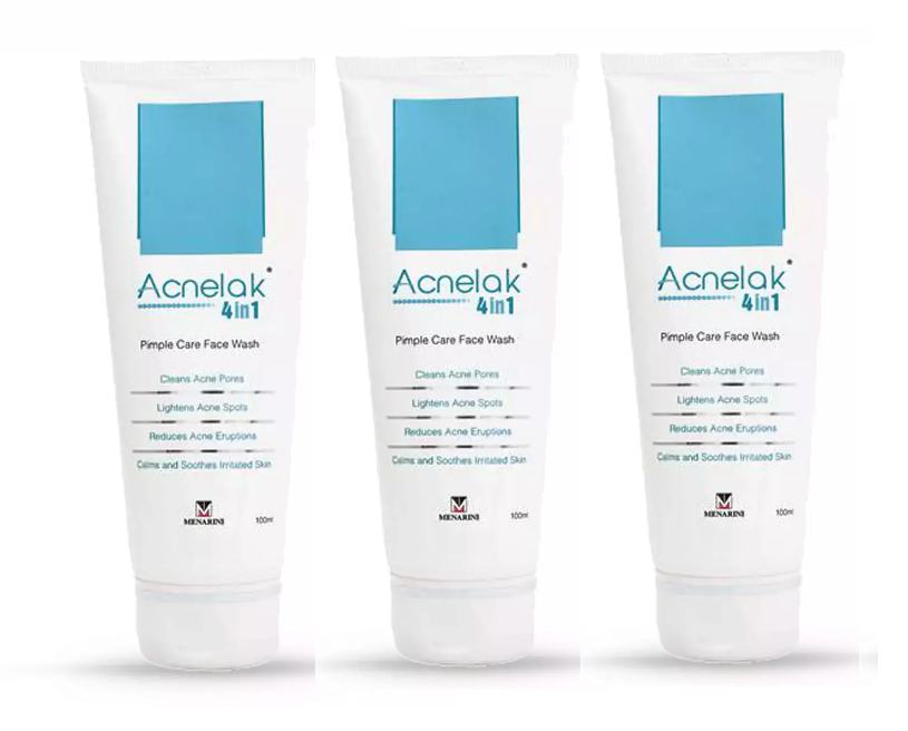 Acnelak 4 in 1 Pimple Care Face Wash 100ml pack of 3