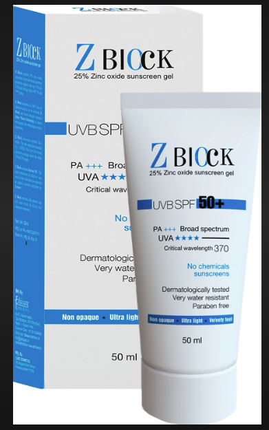 Z Block sunscreen gel 50ml