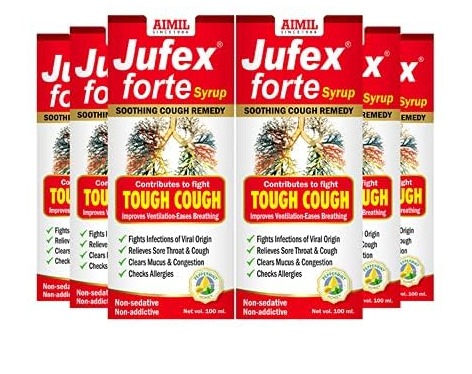 Jufex forte Syrup 100ML pack of 6