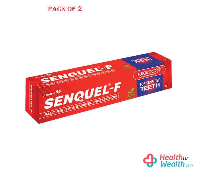 Senquel - F Foaming Medicated Oral Gel 50gm Pack Of 2