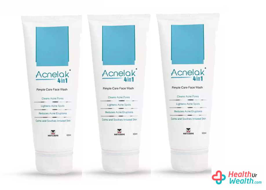 Acnelak 4 in 1 Pimple Care Face Wash 100ml pack of 3