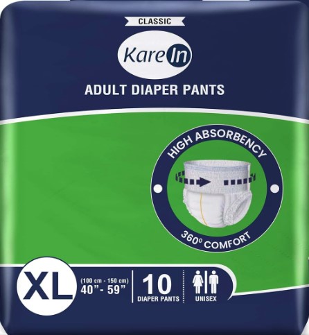 kareIn panty style classic adult diapers size XL