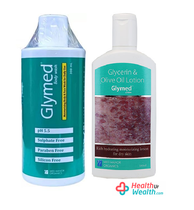 Glymed Body Wash 300ml and Glymed lotion 100ml combo