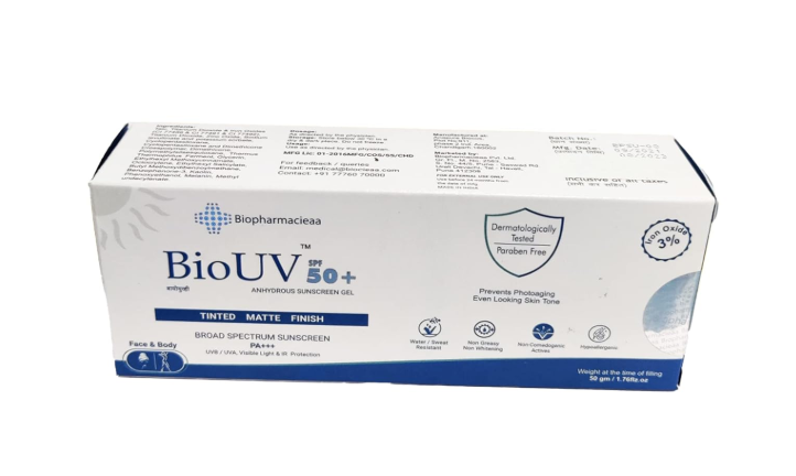 Bio Uv 50plus (Tinted and Matte) | 50gm