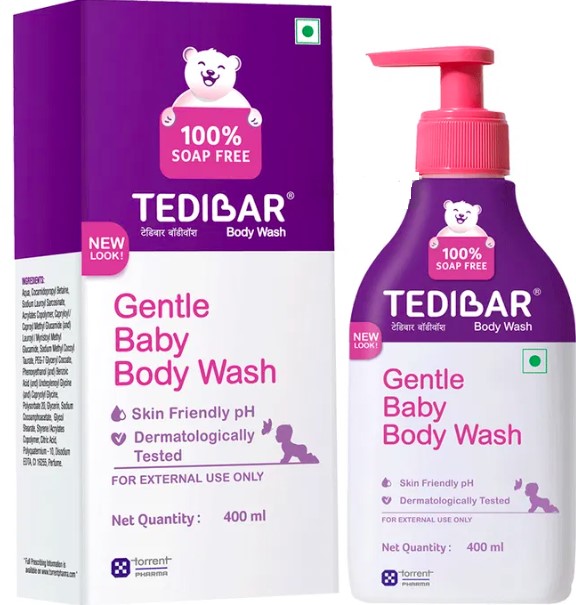 Tedibar Gentle Baby Body Wash 400ml